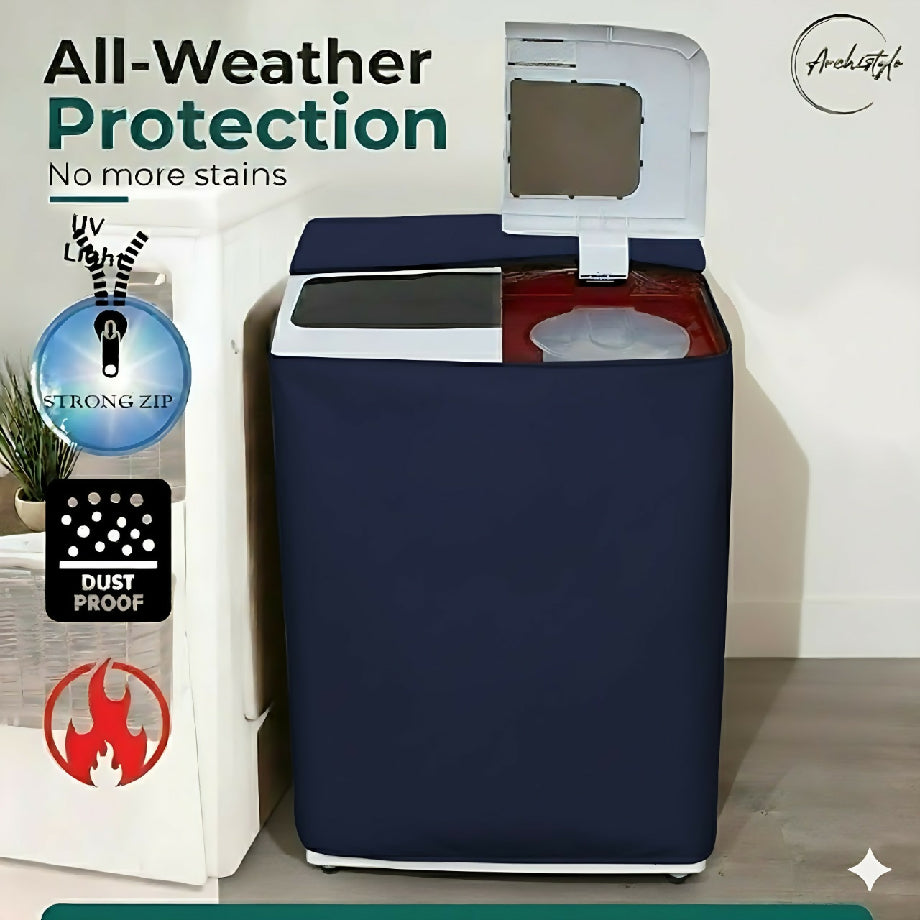 Waterproof and dustproof washing machine cover