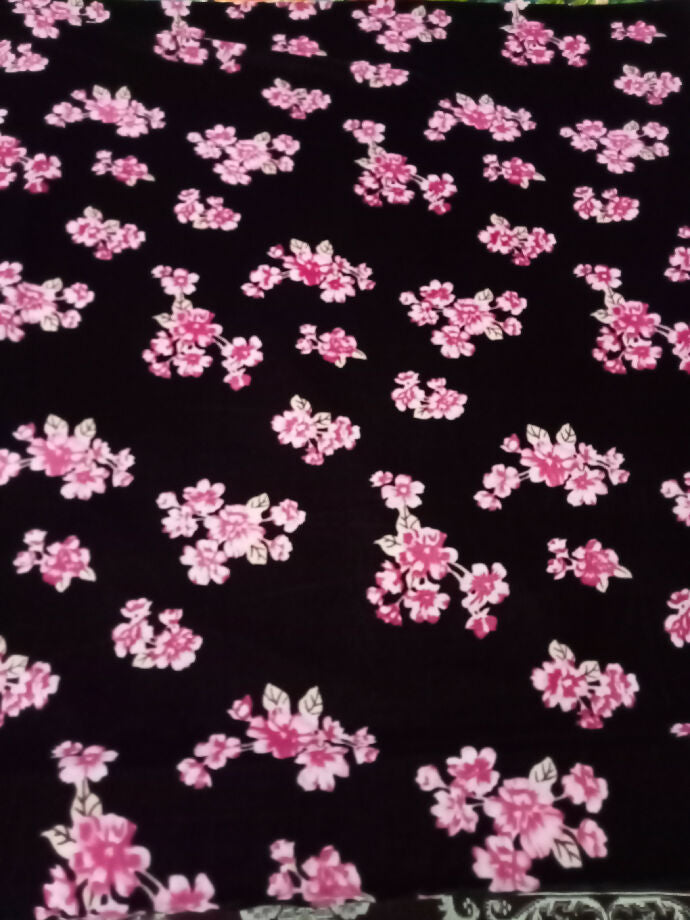 Printed velvet shirt