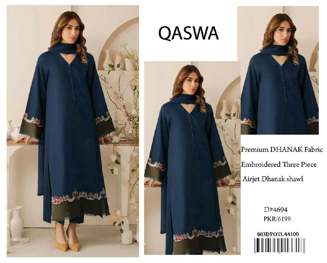 QASWA Dhanak embroidery collection