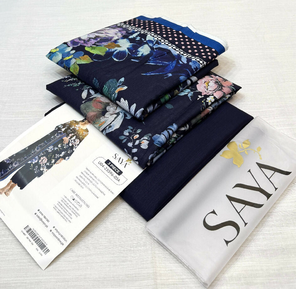 SAYA original brand fabric soft khadar available defrint design