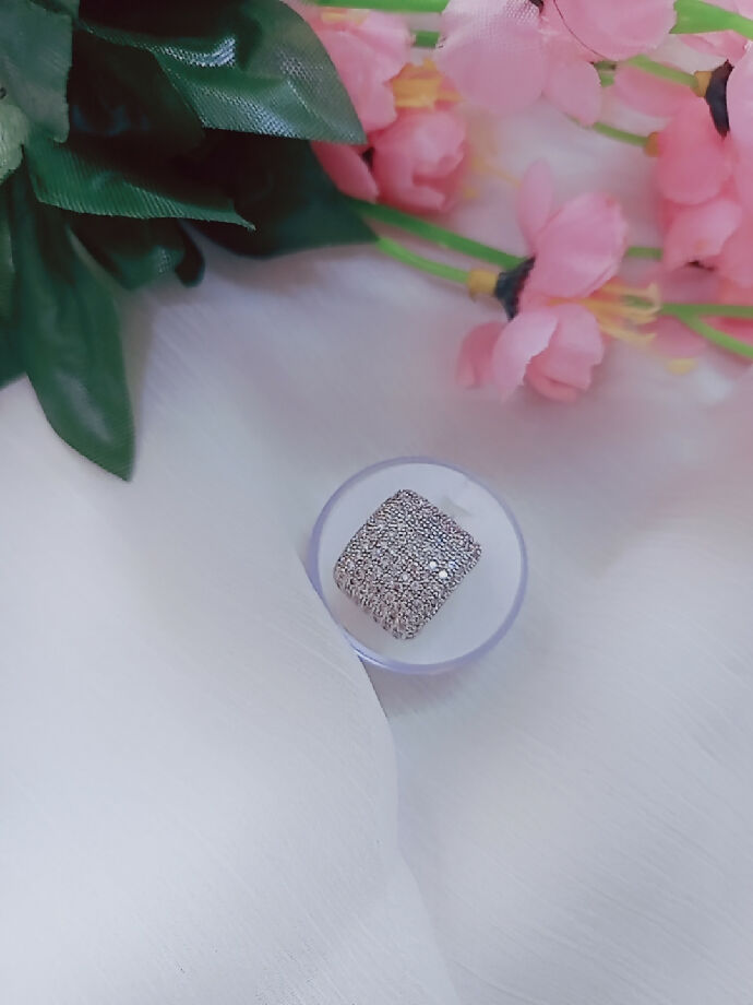 Silver Zarkoon stone rings