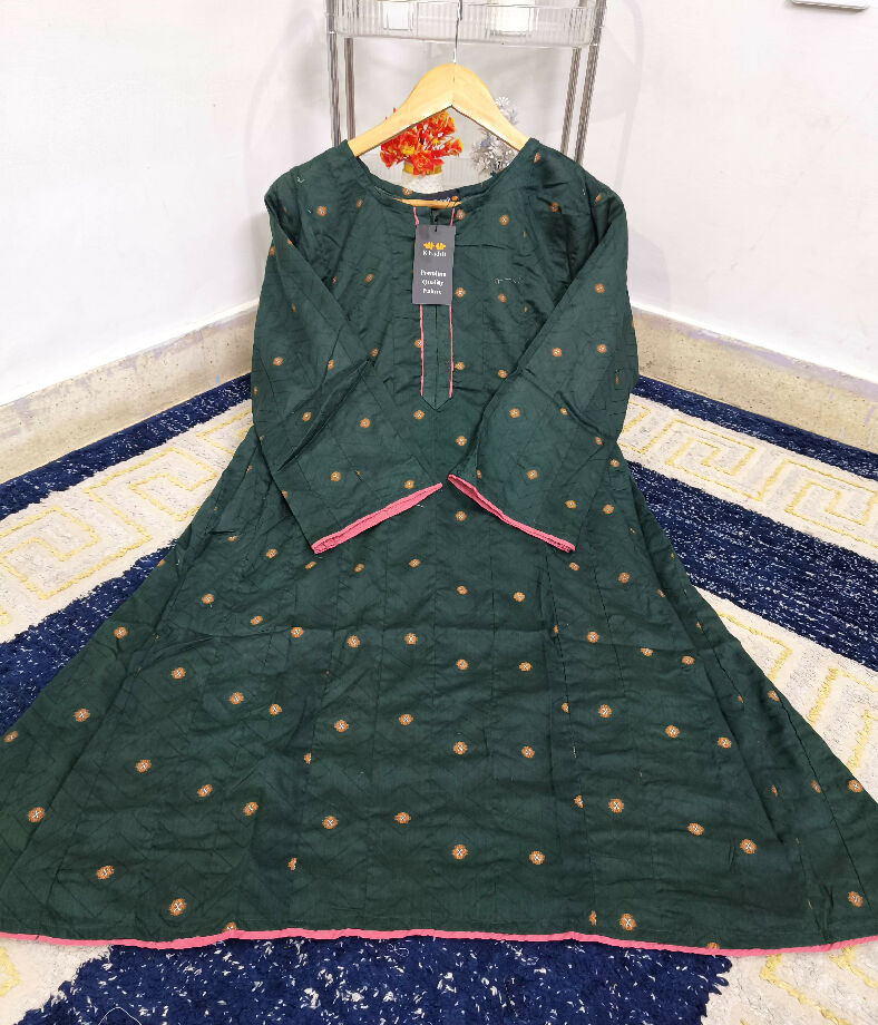 ORIGNAL KHAADI NEW PRINTS STITCHED FROCK*
