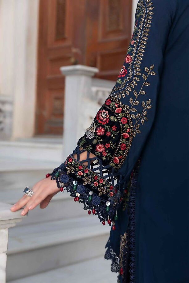 Embroidered Dhanak Three Piece winters