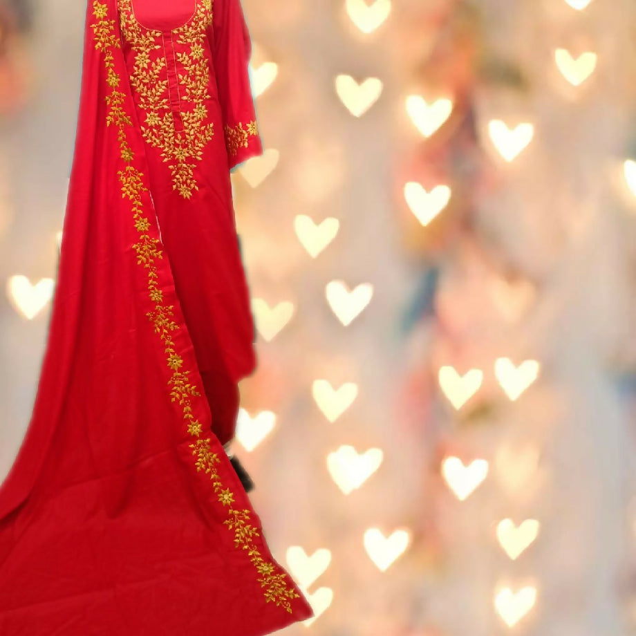 Patti Applique work suit (Made on Order)