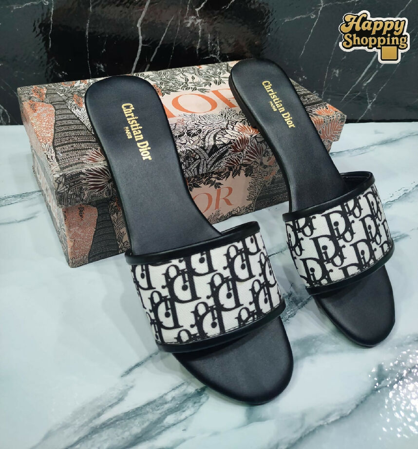 Ladies Flat Slipper Christian Dior