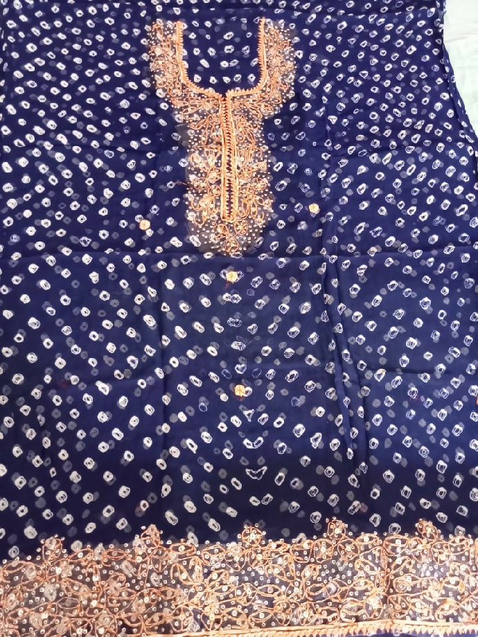 2piece chunri shafoon suit Gotta work with sequence