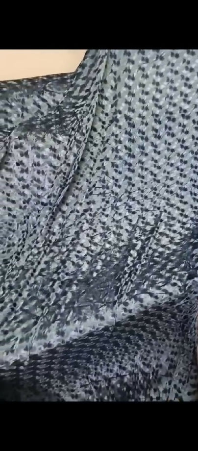 Korean velvet two piece allover design..