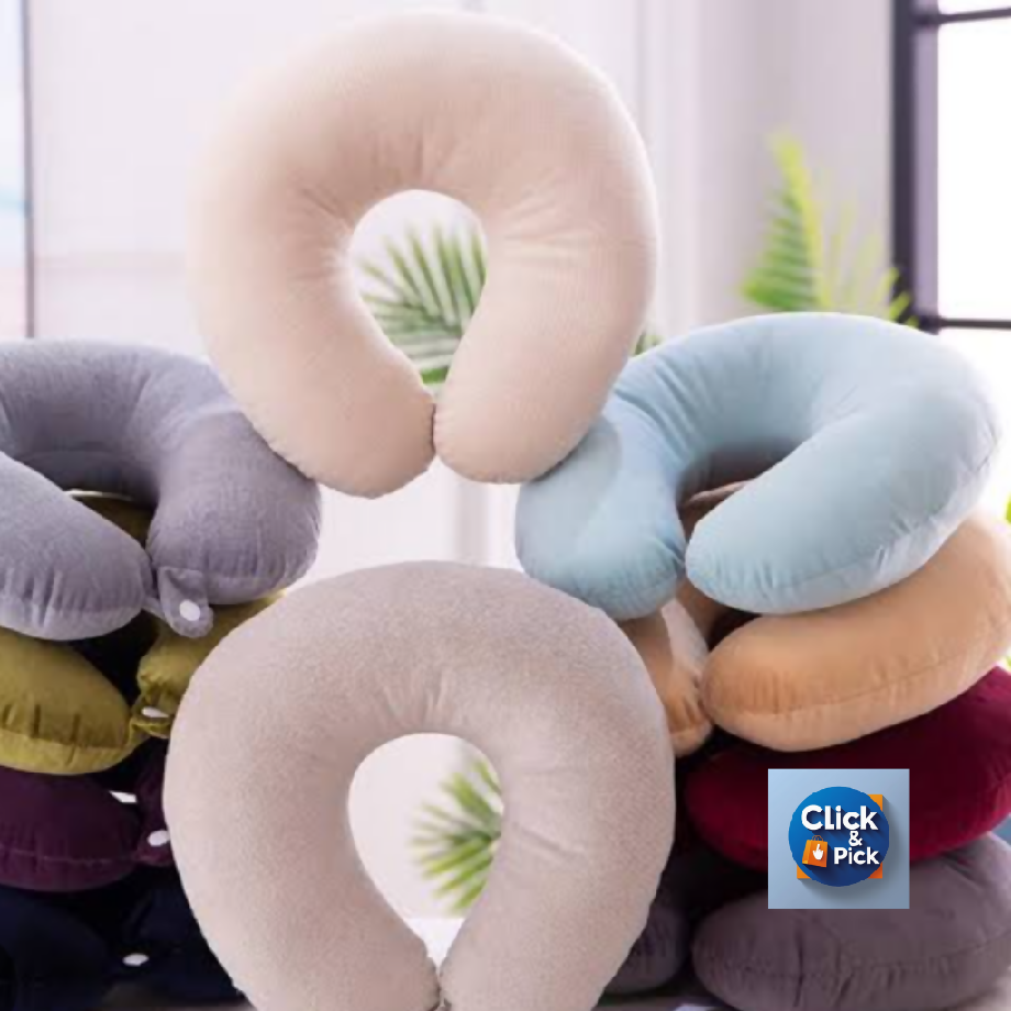 ZEXT Cozy Travel Pillow – U Shaped Neck Cushion for Car, Plane & Home Travel Comfort