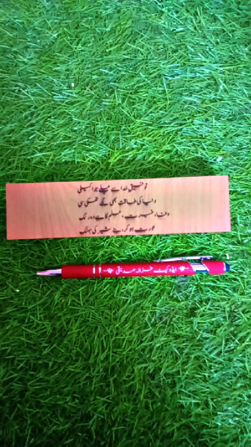 Matal pen with wood box