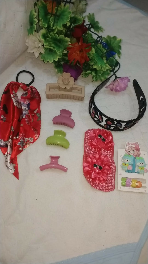 8 in 1 hair accessories pack