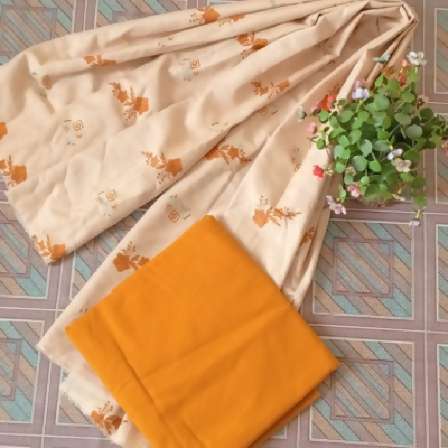 Amber Charm – 2-Piece Imported Khaddar Suit