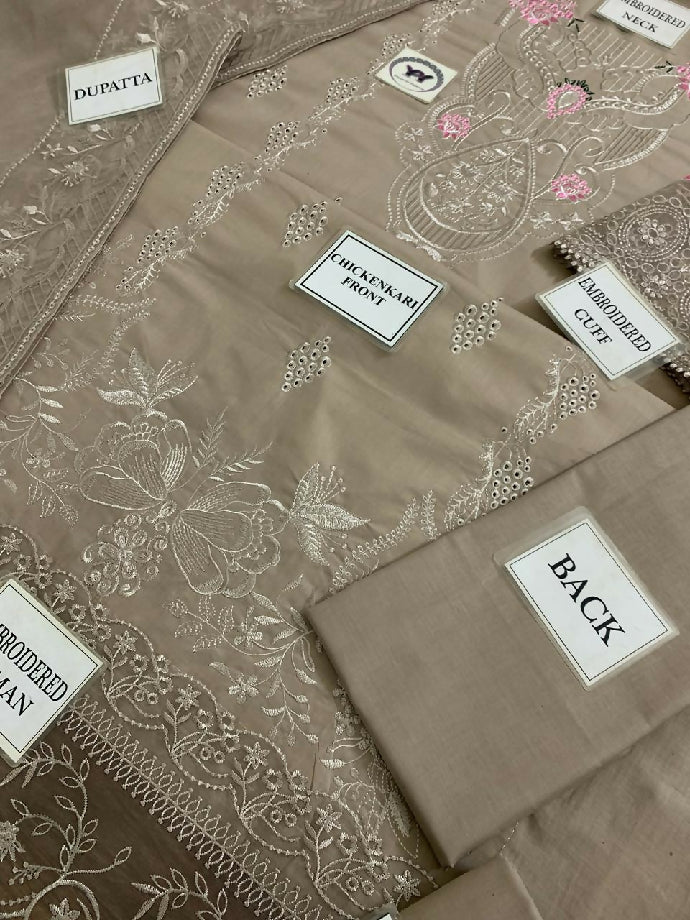 Unstitched party wear dress for women