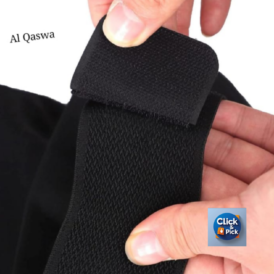 Compression Knee High Socks – Elastic Support Stockings for Pain Relief & Swelling (Black Pair)