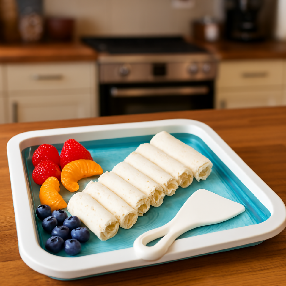 Rolld ice cream maker pan