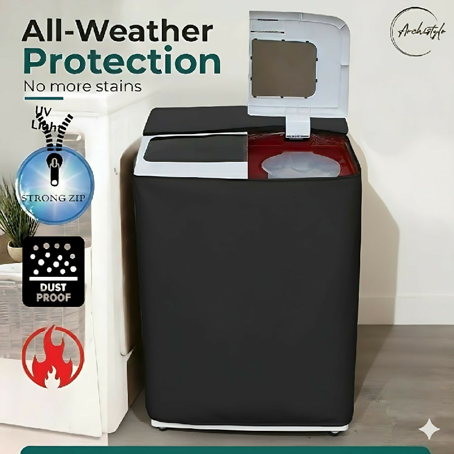 Waterproof and dustproof washing machine cover