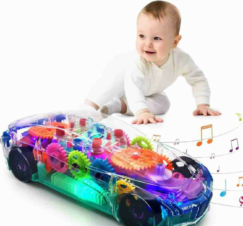 Transparent Car With Flash Light