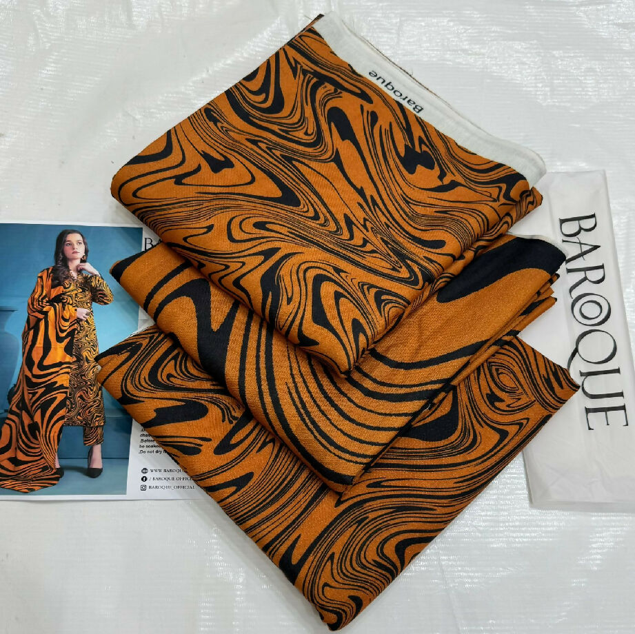 Unstitched PURE KARANDI Three Piece