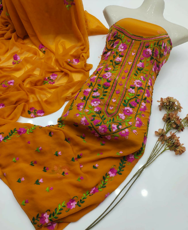 Hand embroidered dresses