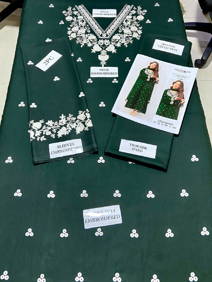 Winter embroidered premium quality suit