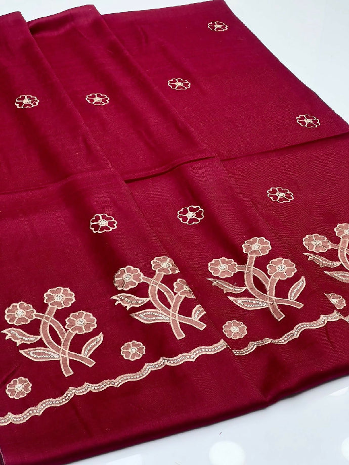 Pashmina Shawl Elegant And Beautiful Machine Work Shawl Excellent Quality