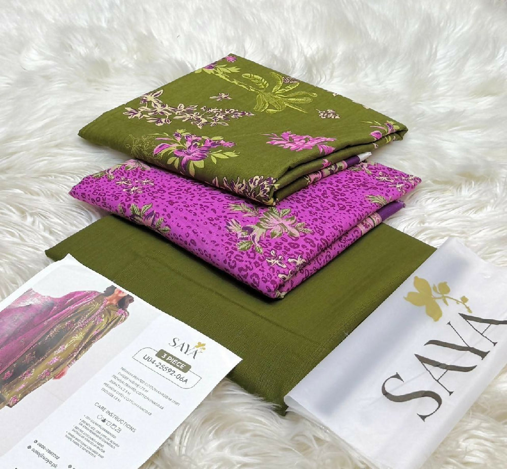 SAYA original brand fabric soft khadar available defrint design