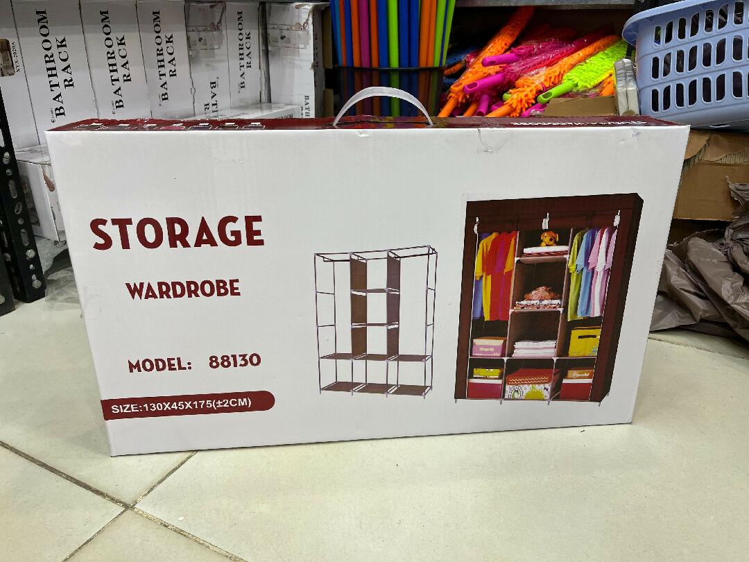 Non-Woven Cloth Folding Portable Wardrobe – Clothing Storage Cabinet