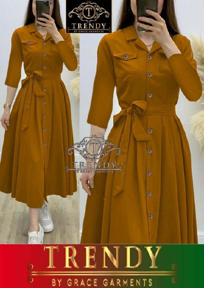 Girl's coat style dress