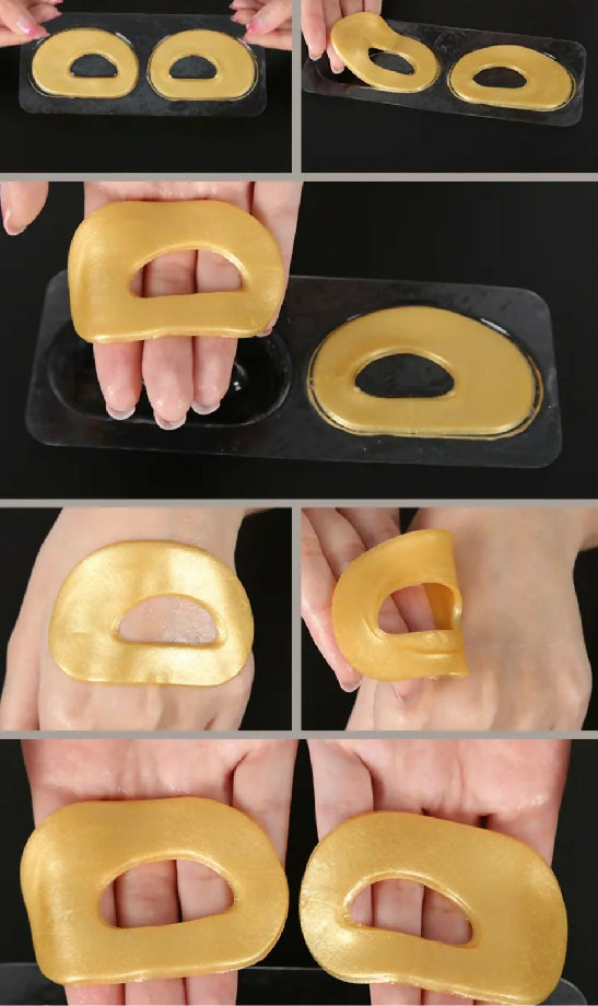 Mishkin gold hydrogel eye mask patches