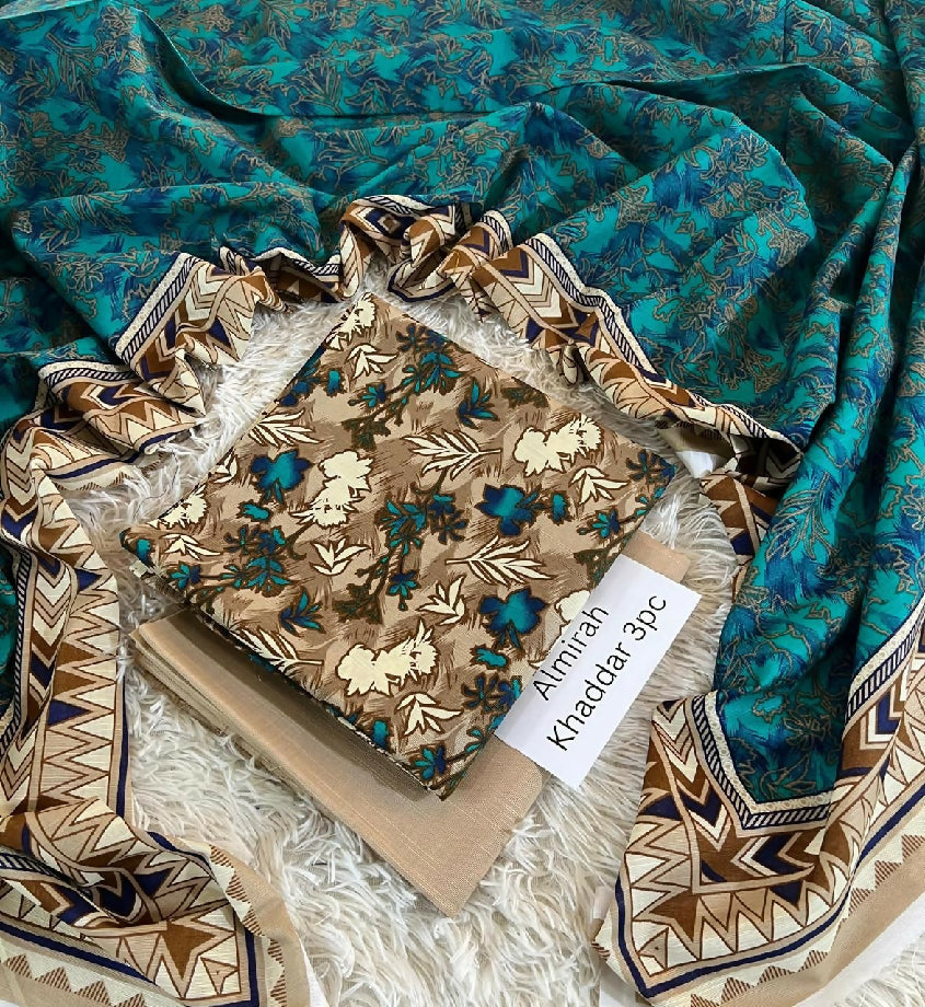 *ALMIRAH 💯 Original *Khaddar 3pc*