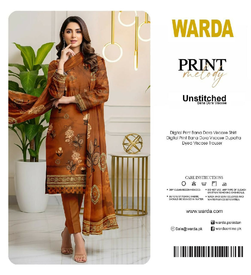 Unstitched Khaddar 3pc