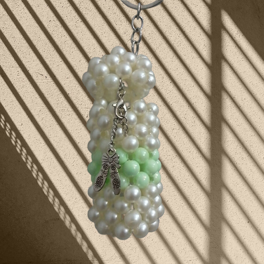 Beaded Lip Balm Pouch/Keychain/ Bag Hanging