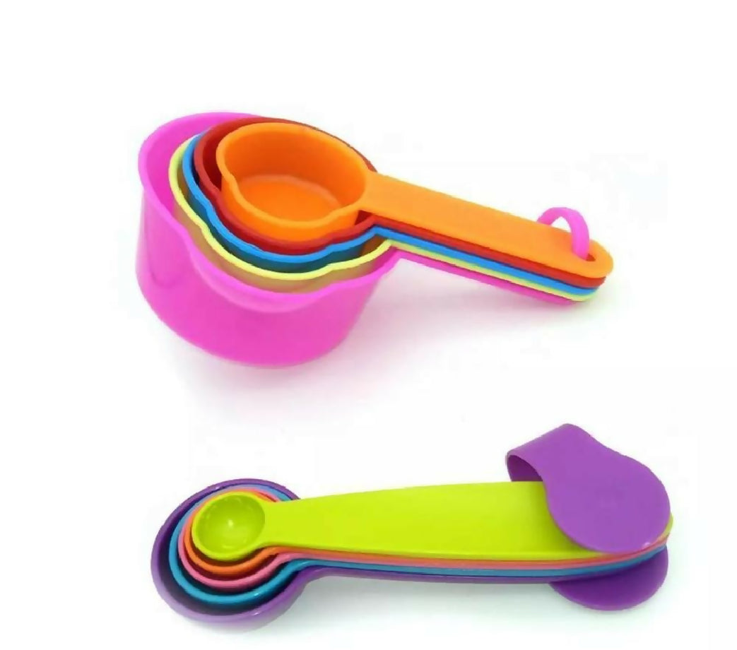 10 Pcs Measuring Spoons, Multicolor