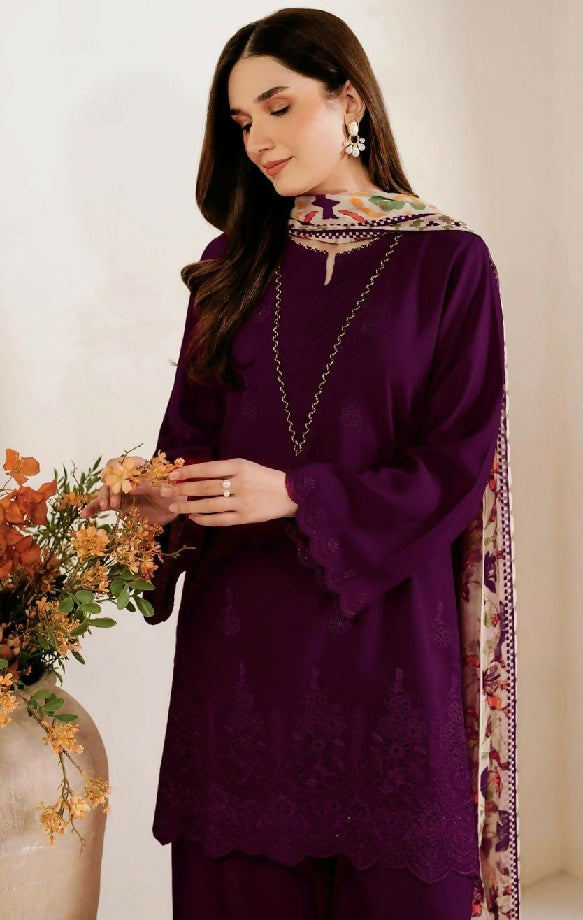 Marina dhanak 3 pc suit with shawl