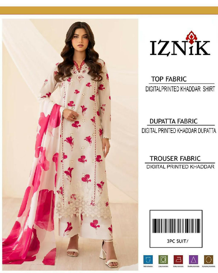 Inzik khaddar 3 piece