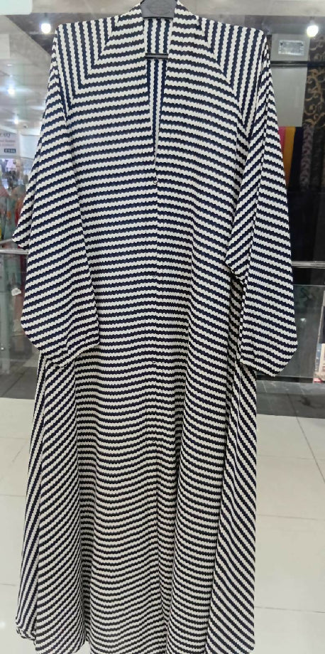 New Digital Printed Abaya (Front Open)