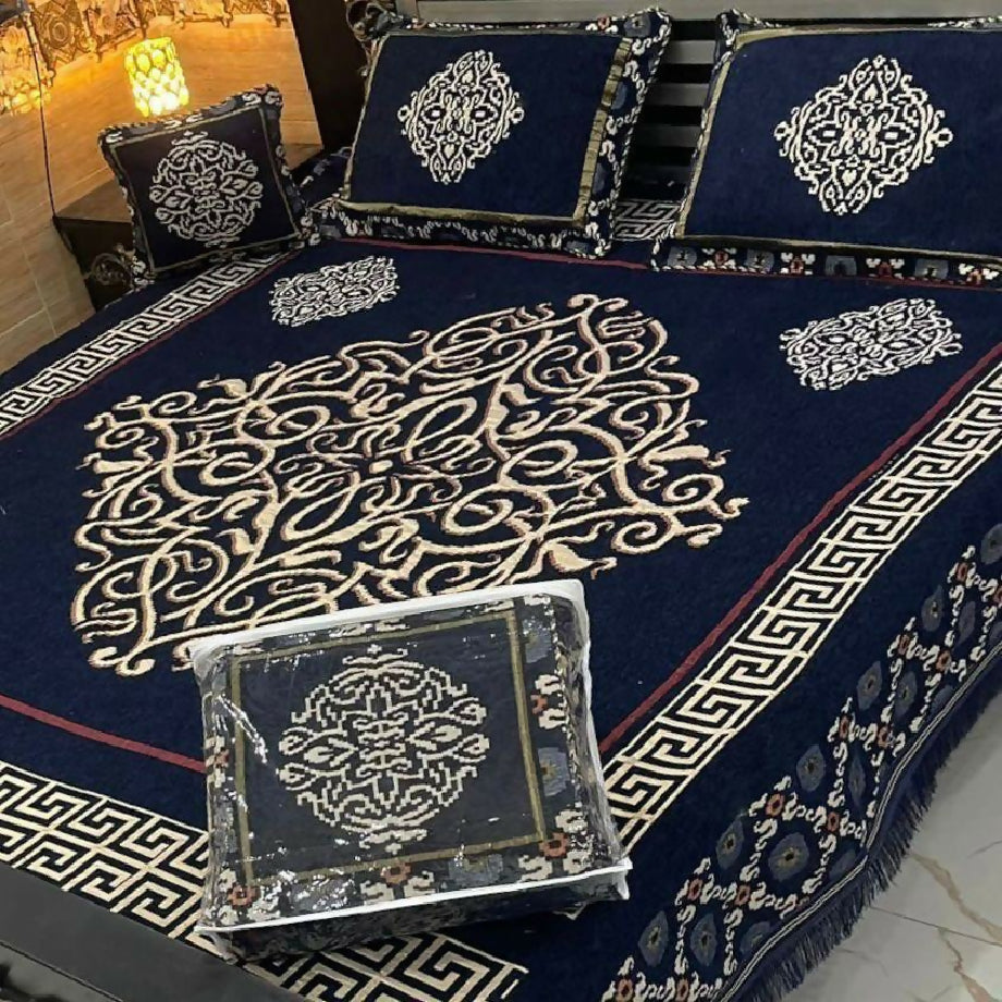 Valvet Jaquard Bedsheets king size