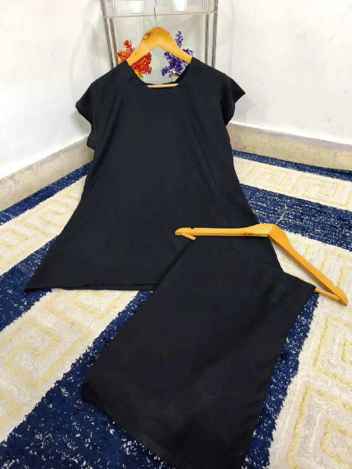 PREMIUM 2 PC SWISS LAWN WITH PRINTED LONG KIMONO COAT