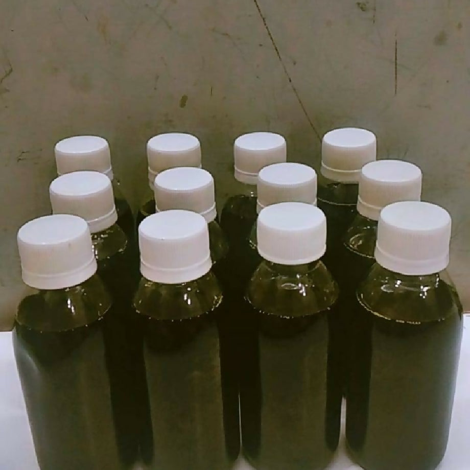 Herbs oil and shampoo