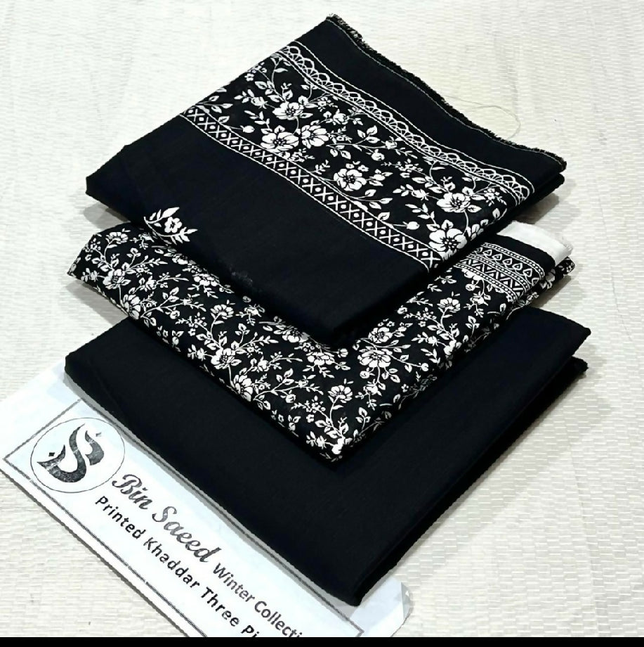 Printed soft khaddar