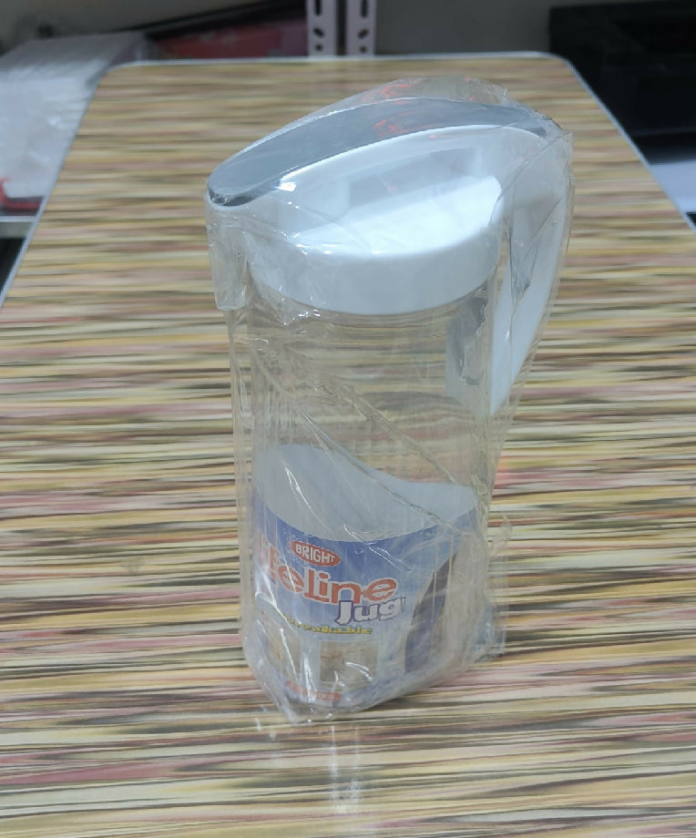 Life Line Jug 1.7 Litre – Transparent Unbreakable Plastic Water Jug