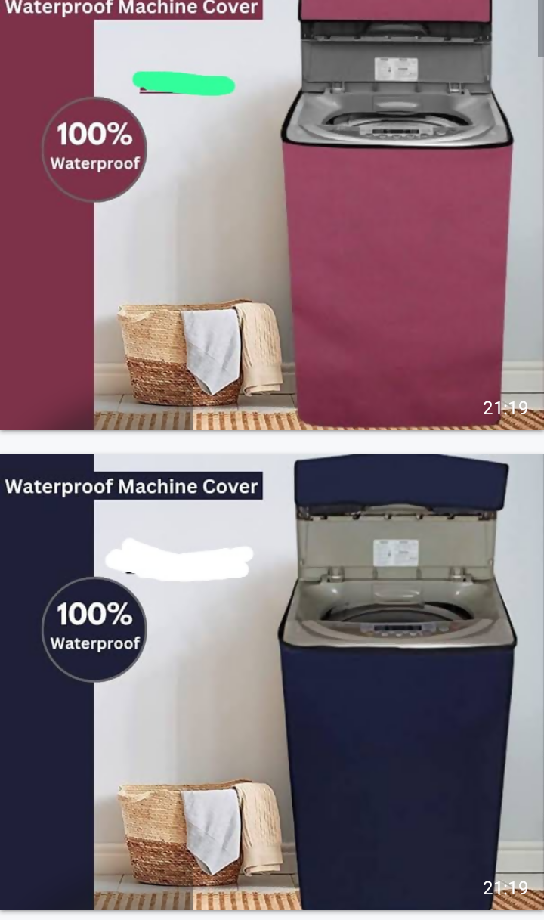 Washing machine cover
