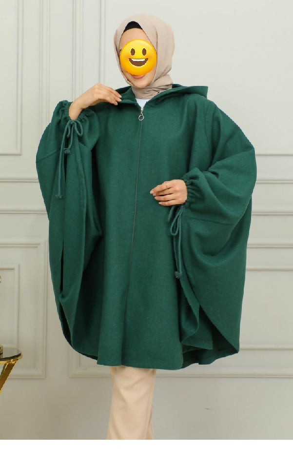 Women's Fleece Hooded Shawl