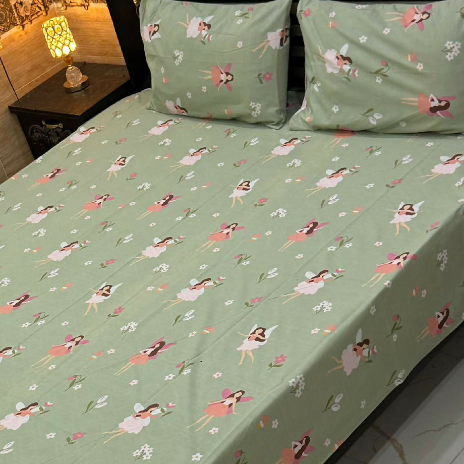 Double Bed King Size Cotton Bedsheet