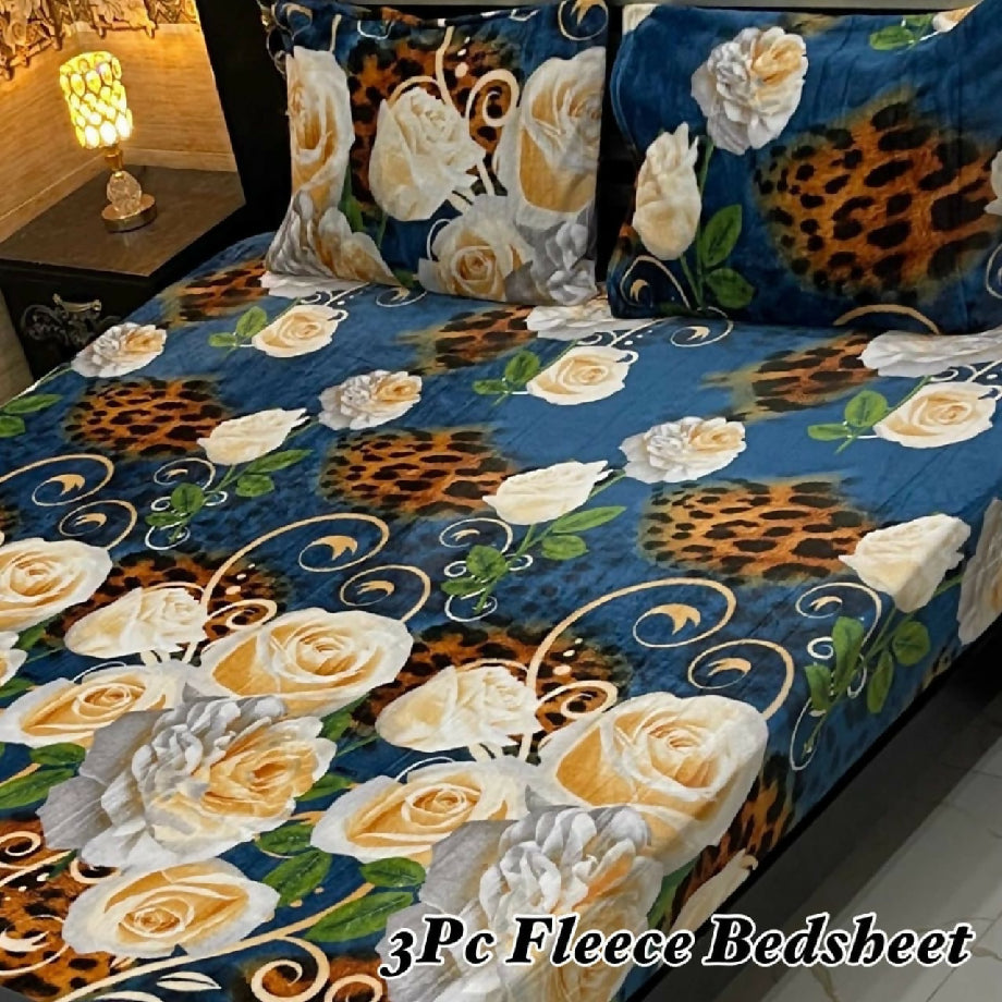 3pc Fleece Bedsheet