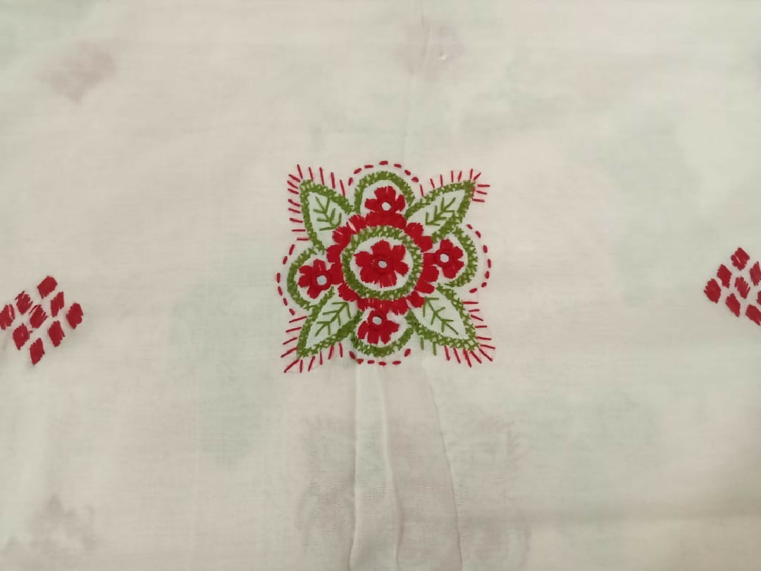 Swiss Lawn Chader Hand Embroidered