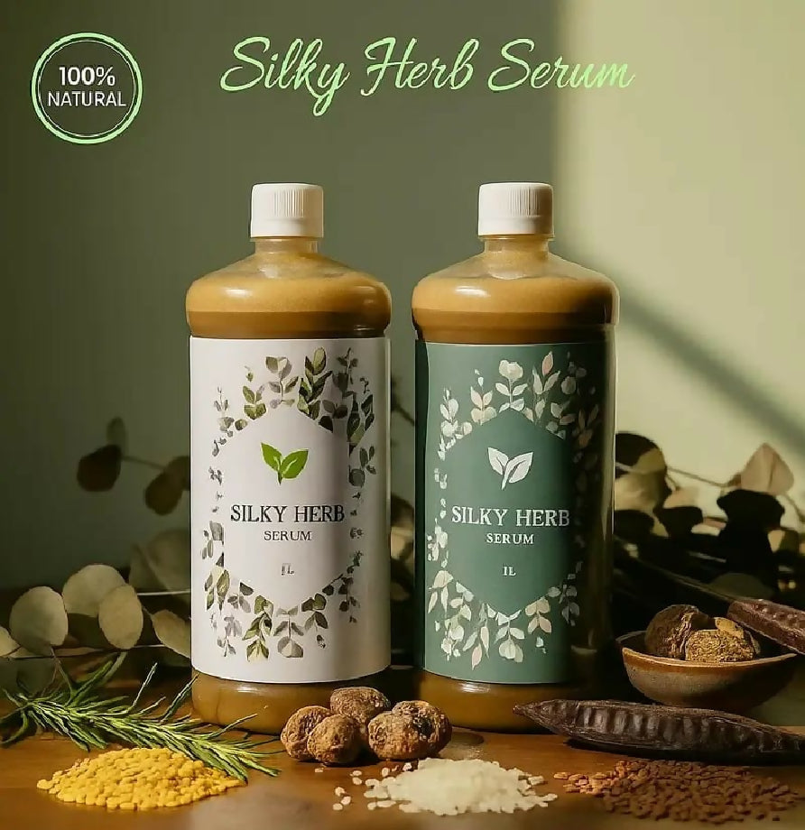 Silky herb serum