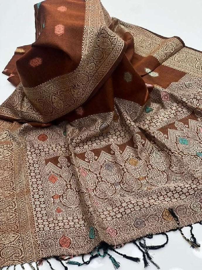 Pashmina Shawl Elegant And Beautiful Banarsi Shawl