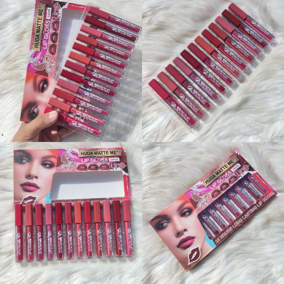 Matte Lip Glosses 12pc set