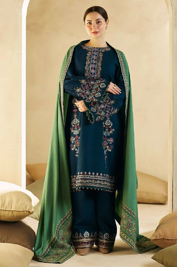Marina dhanak 3 pc suit with shawl