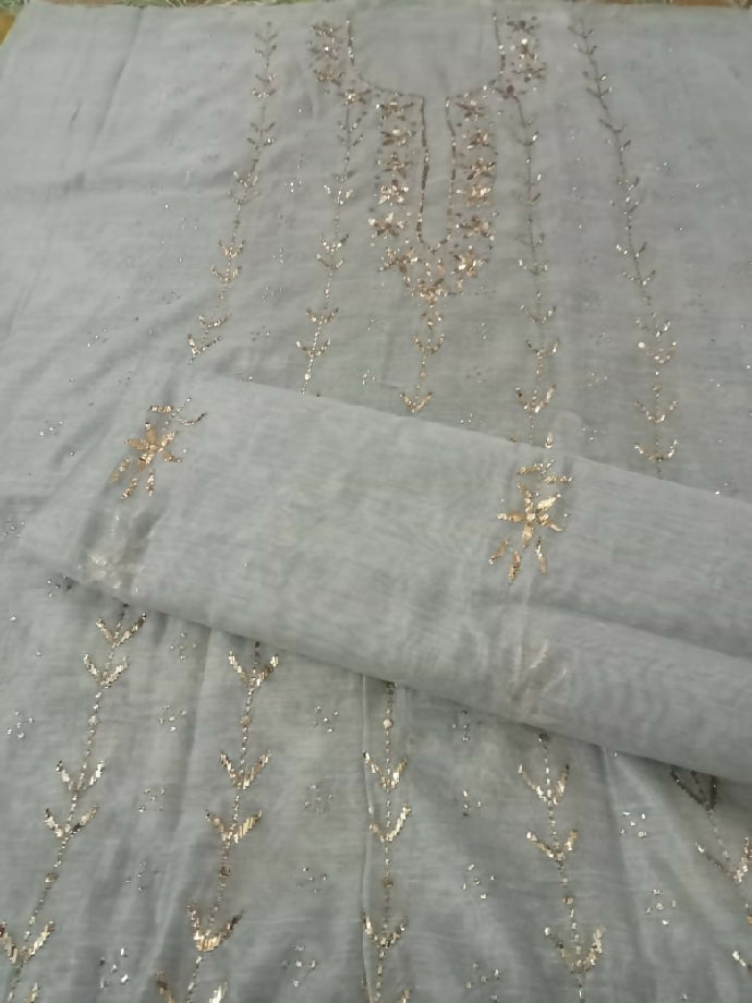 2piece suit paper cotton fabric Shirt & dupatta